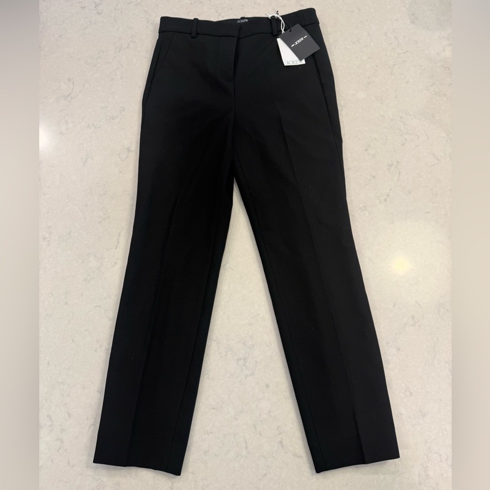 J. Crew NWT sz 6 Cameron black dress pants. Measurements below.